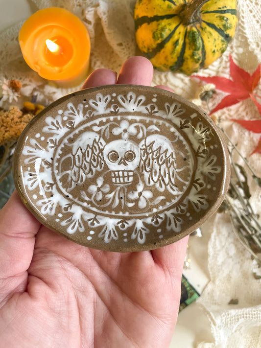 Mini memento mori dish