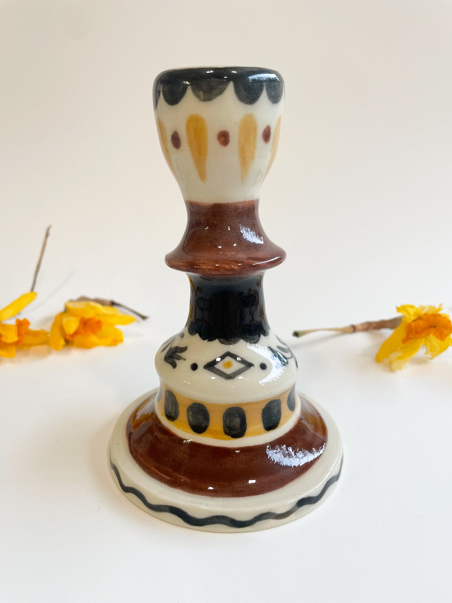 Folk people candlestick *seconds