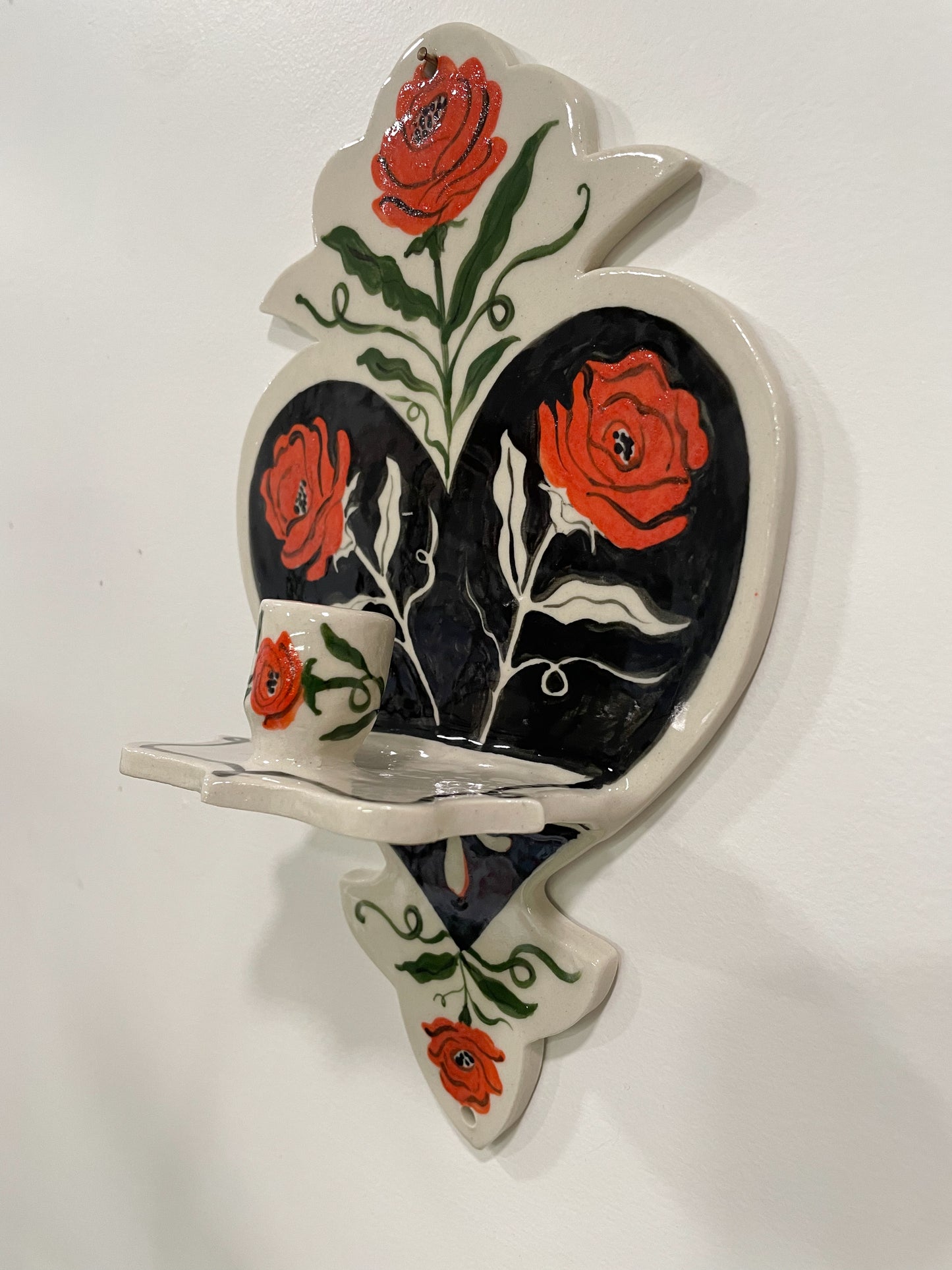 Folk Heart Wall Sconce