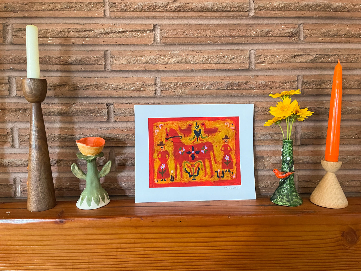 Swedish Weavers Art Print