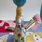 Witch tea light sculpture ~majolica