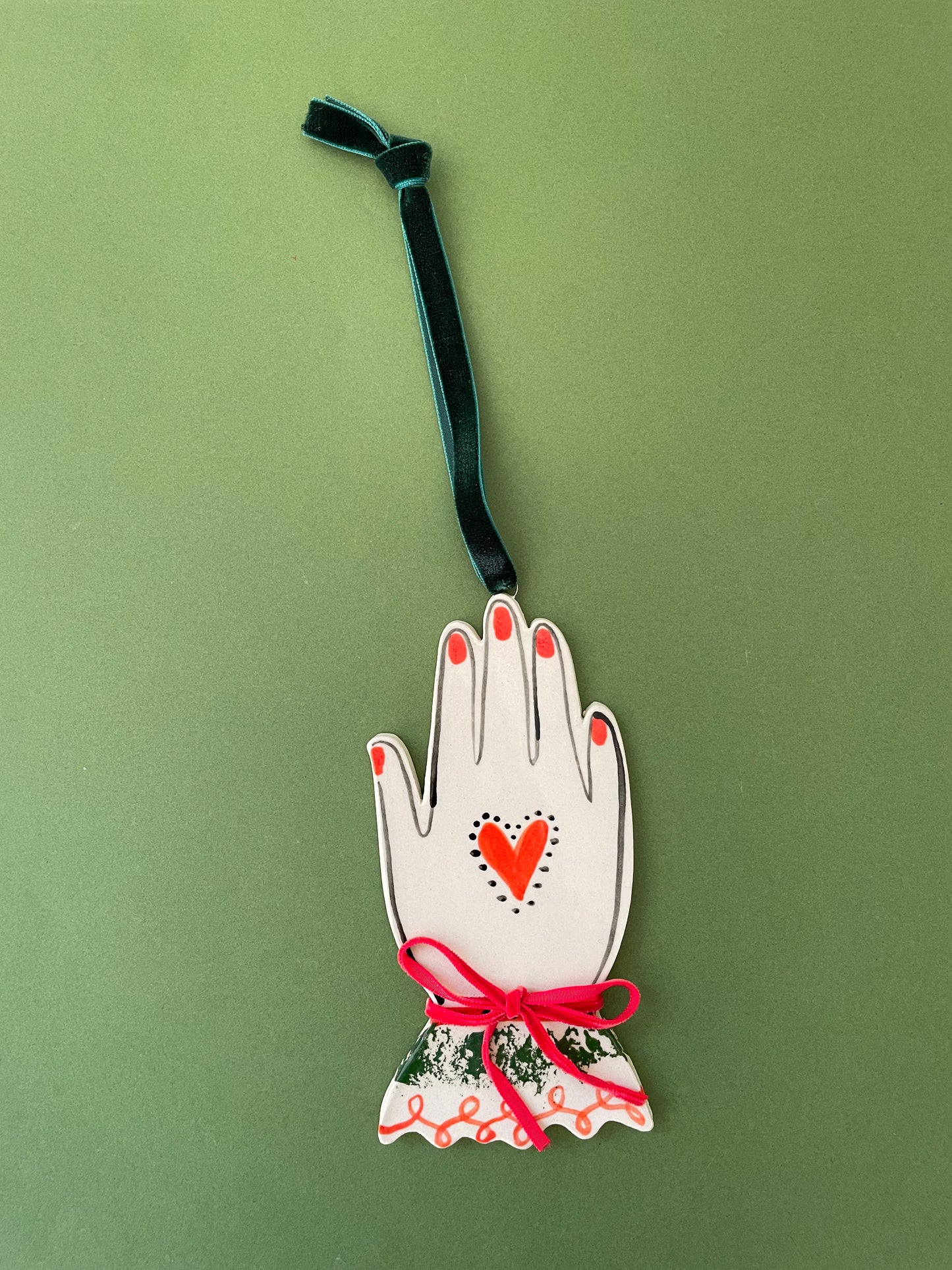 Victorian hand ornament