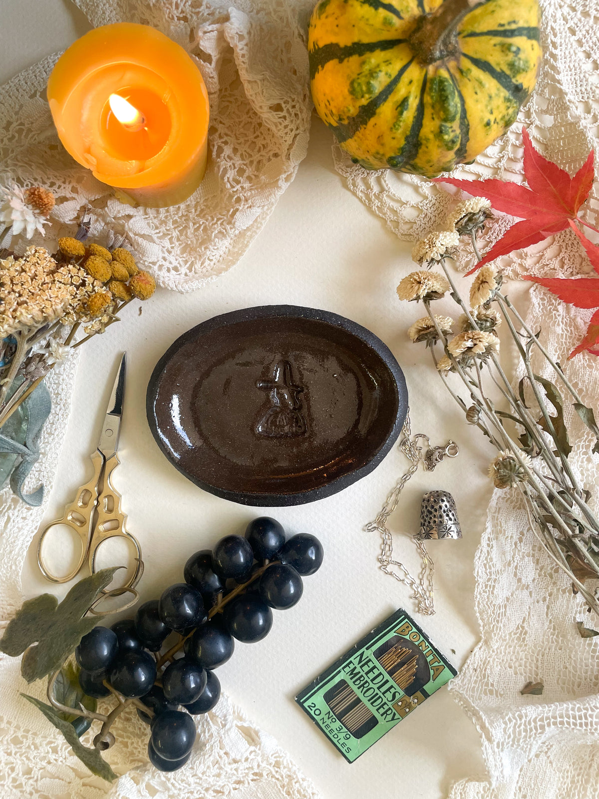 Signature folk witch dish
