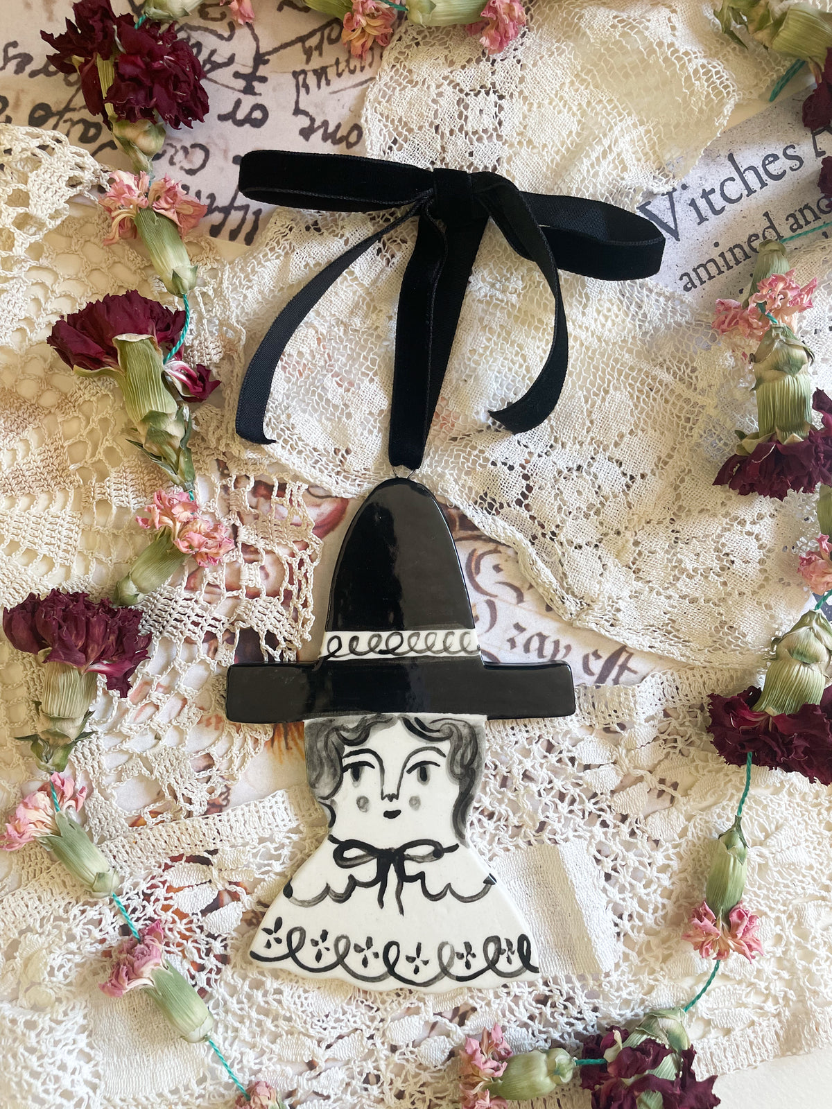 Witch ornament