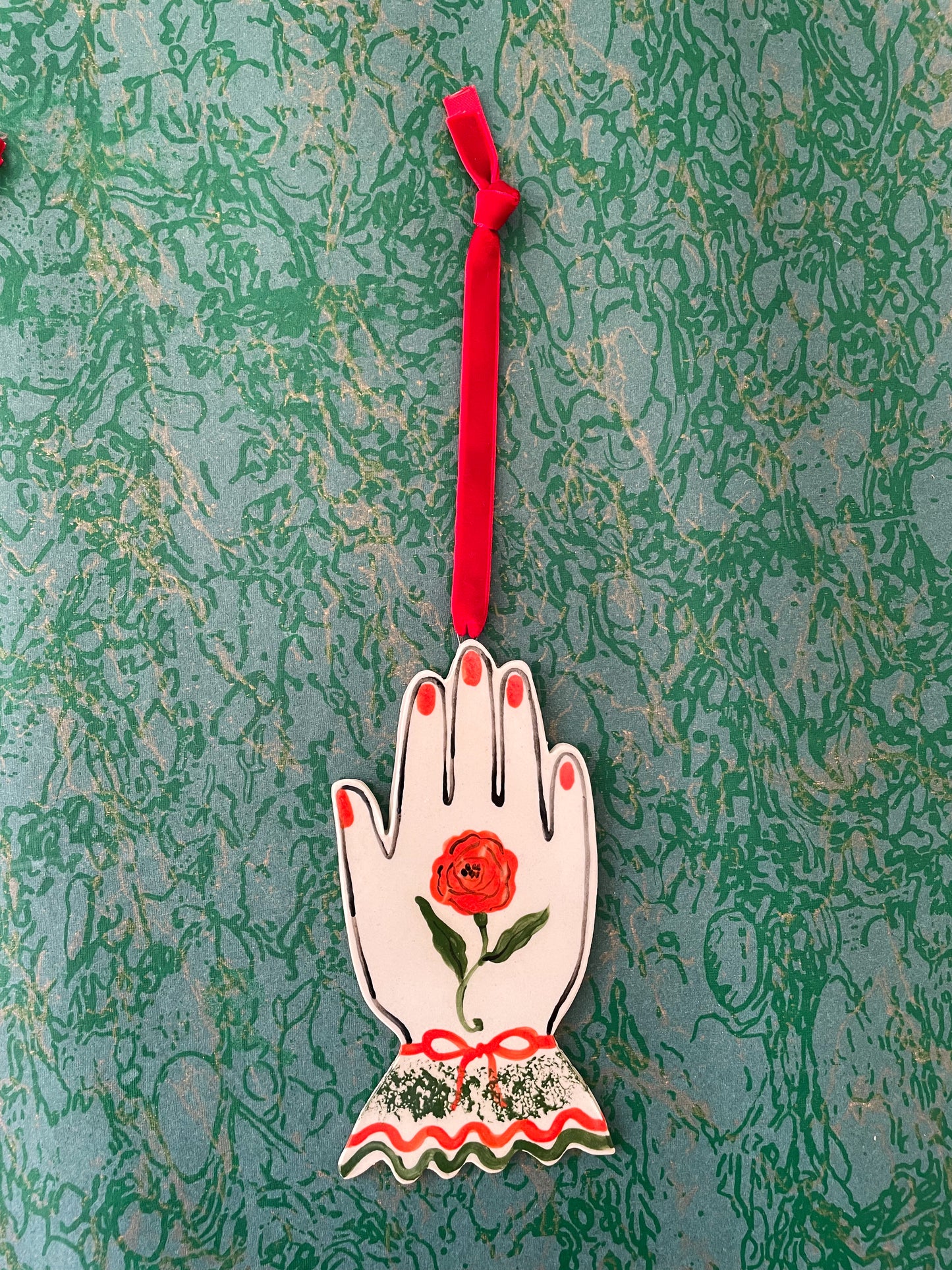 Victorian hand ornament