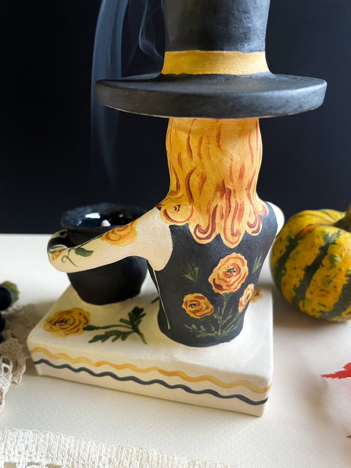 Witch vase pedestal** seconds