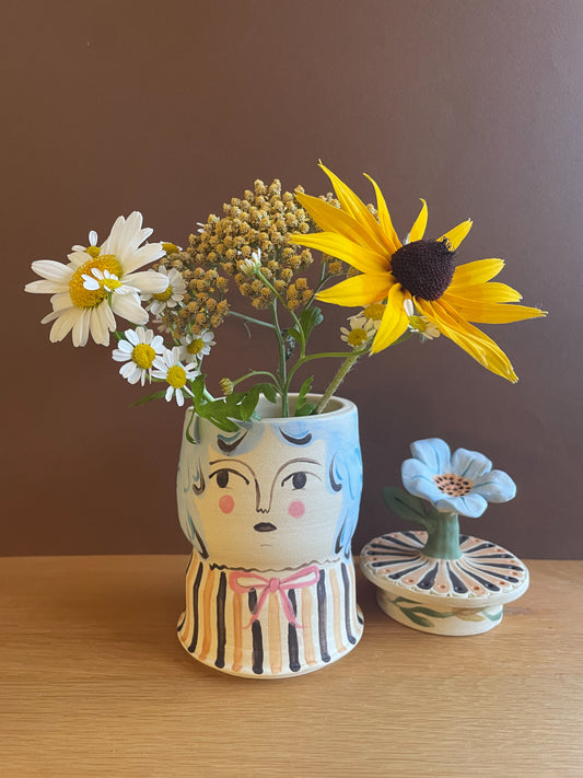 Flower head jar *seconds*