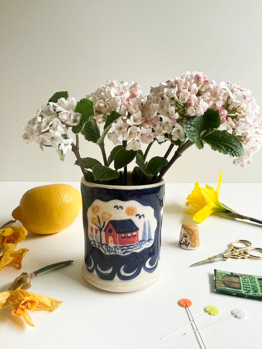 Pin cushion tumbler-small