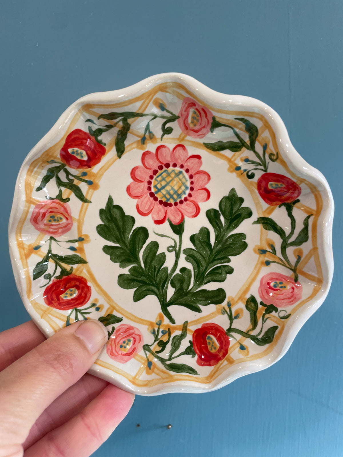Fluted small plate