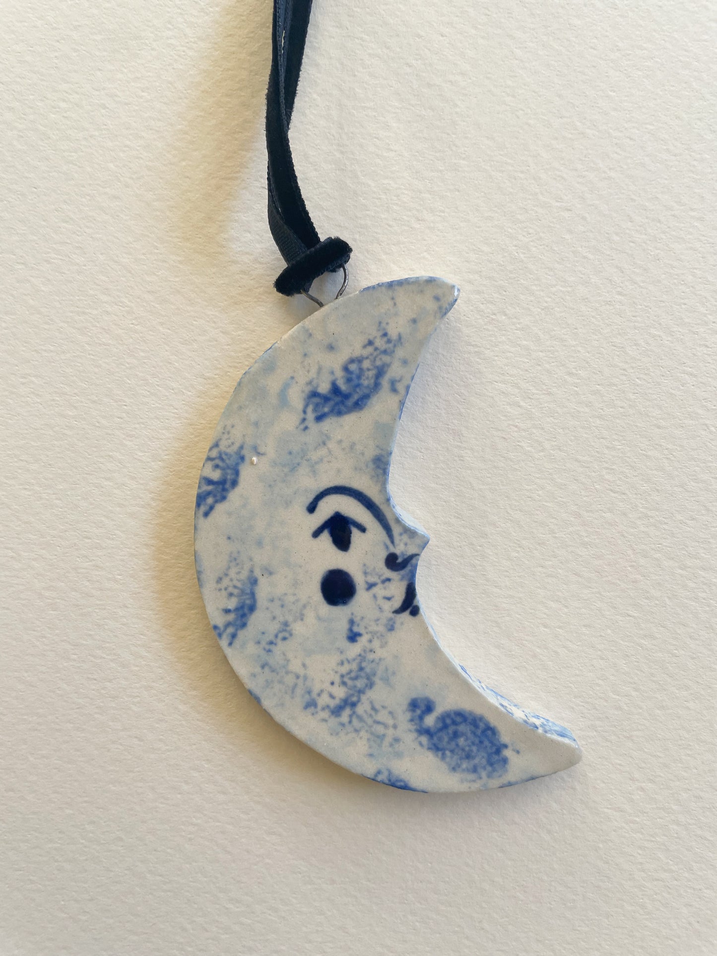 Moon ornament~ blue