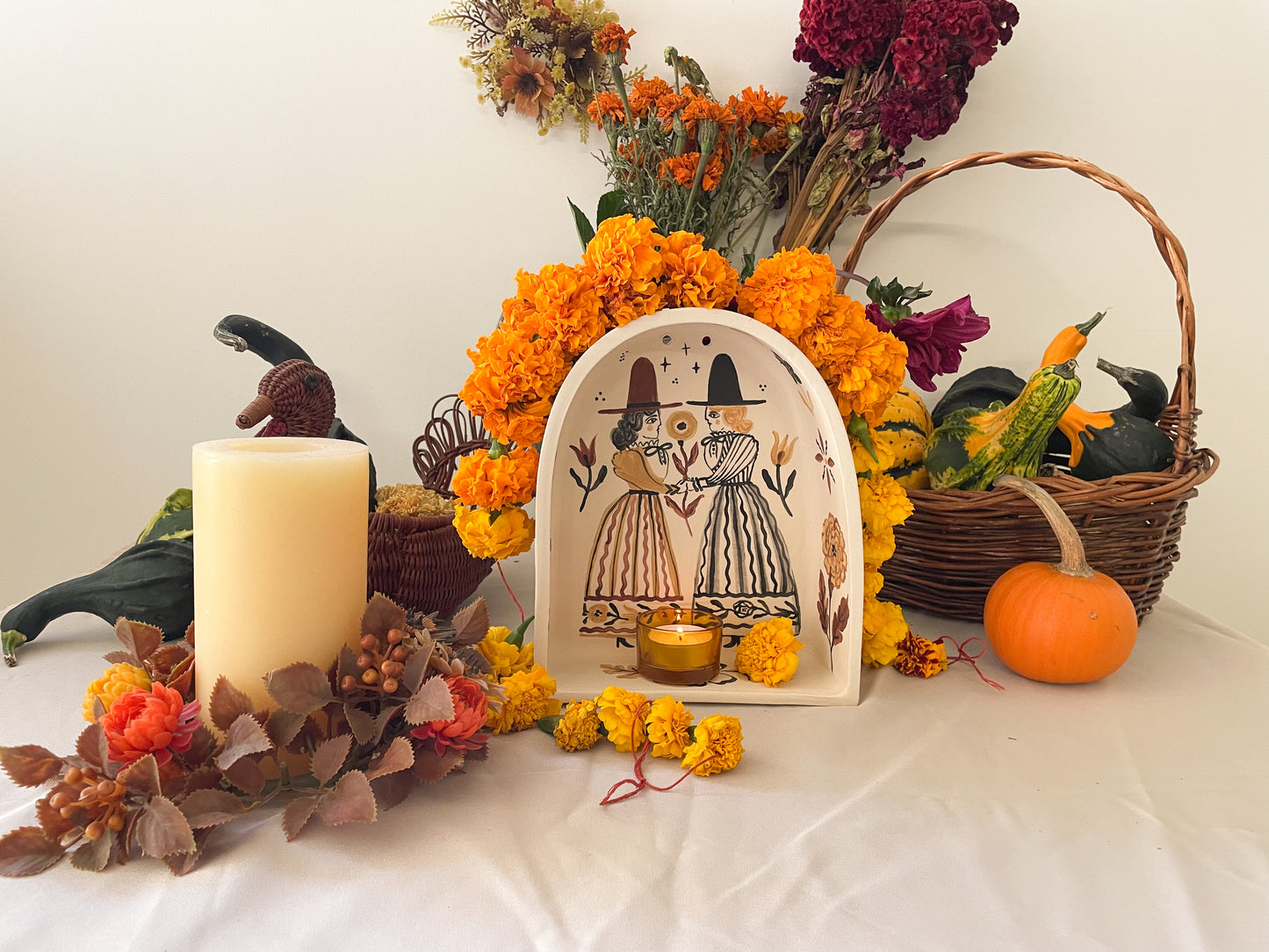 Folk Shrine Shelf