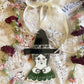 Witch ornament~green