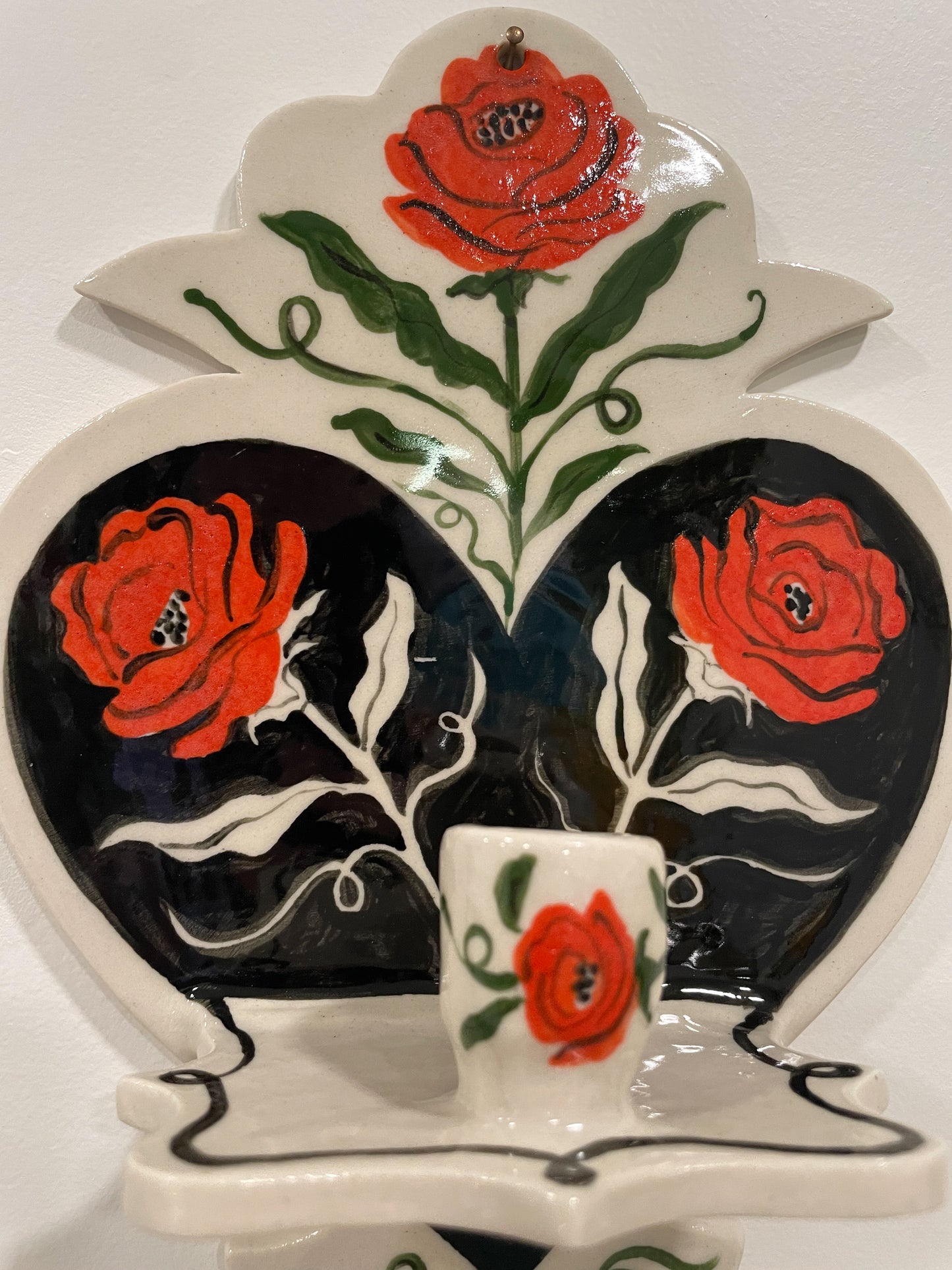 Folk Heart Wall Sconce