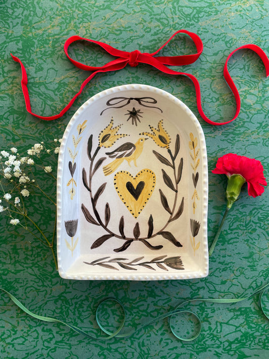 Majolica Wall Shrine