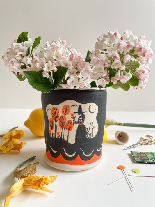 Pin cushion tumbler
