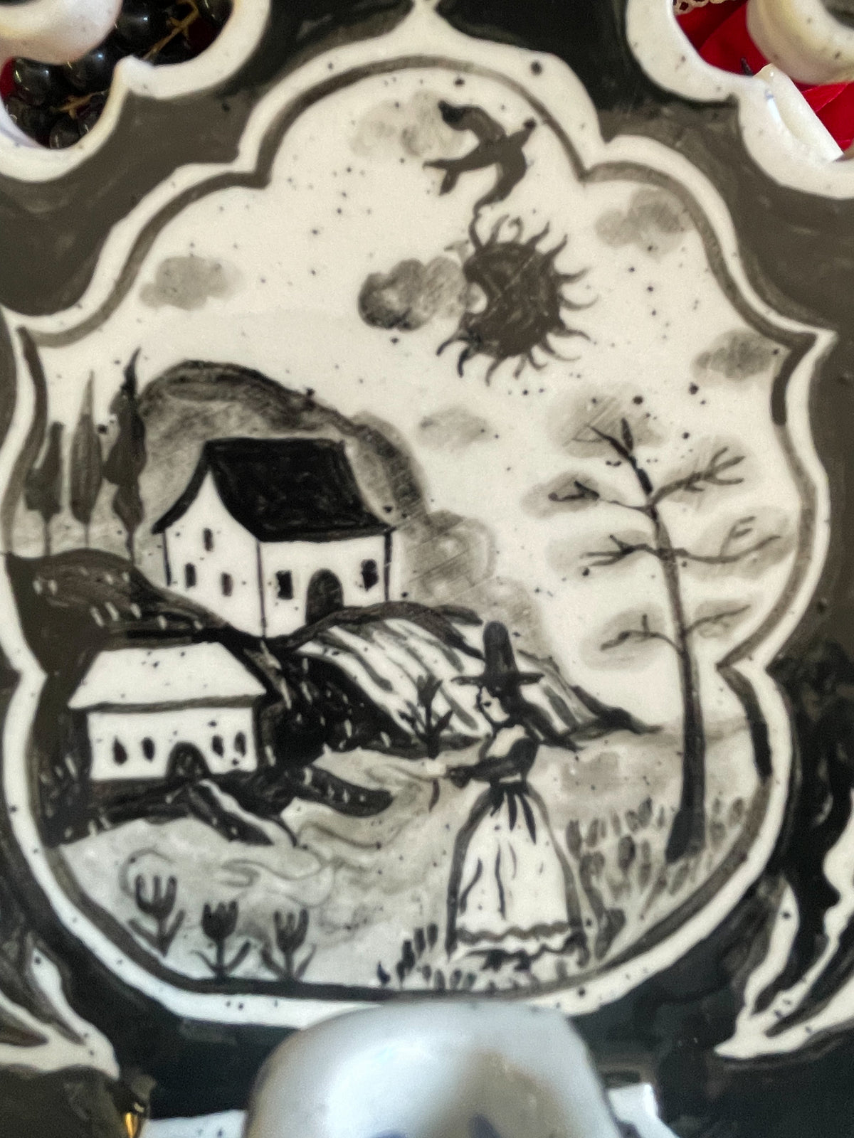 Decorative wall sconce~ landscape