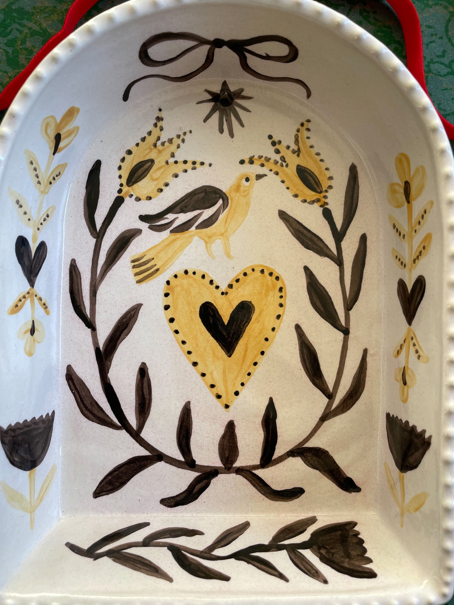 Majolica Wall Shrine