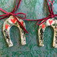 Lucky horse shoe ornament