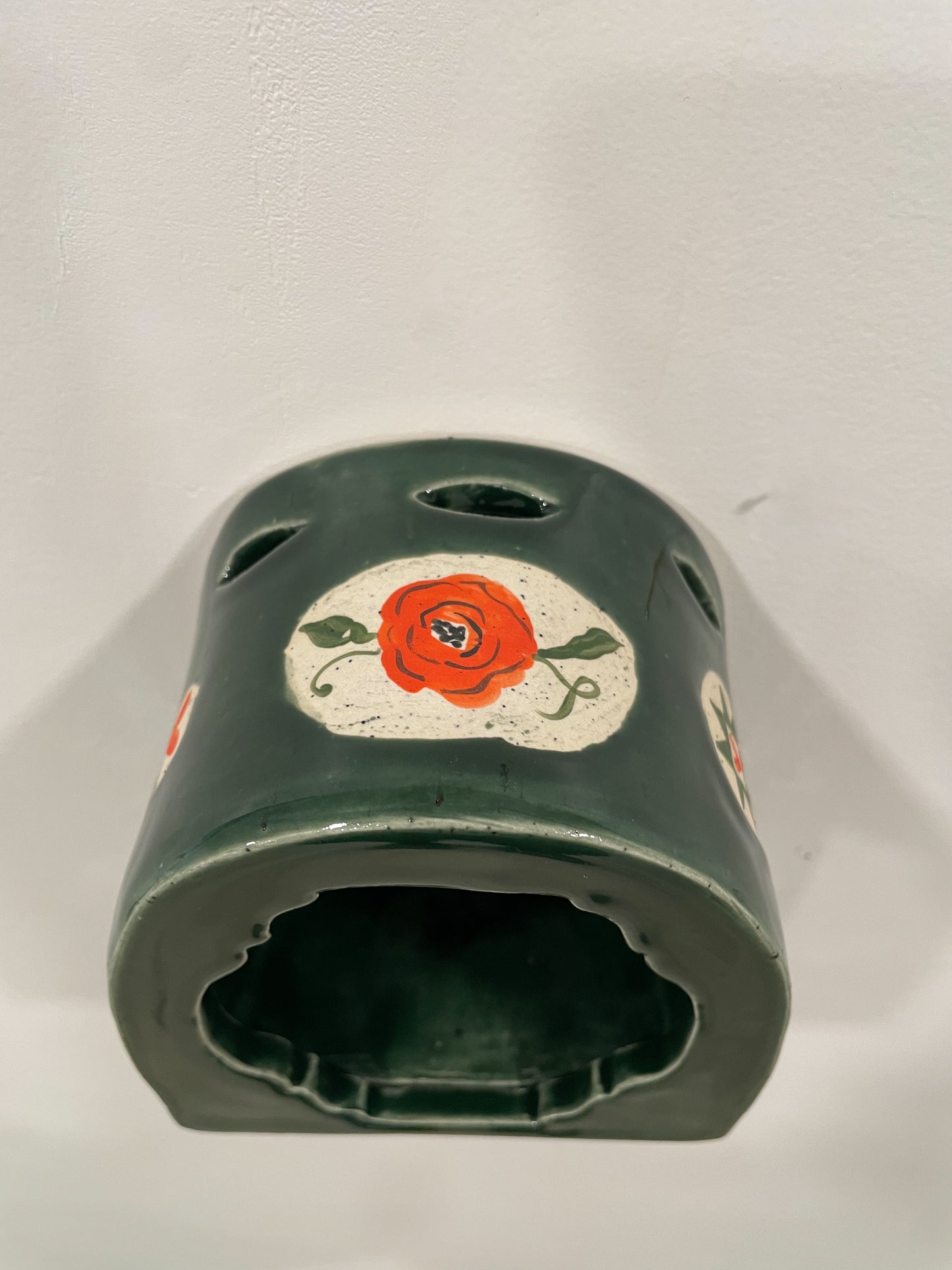 Glowing rose wall shrine