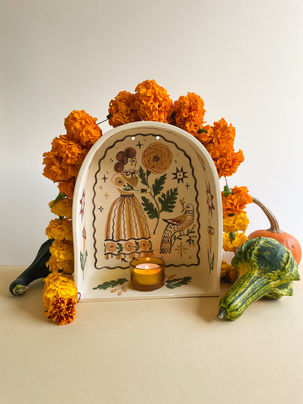 Folk Shrine Shelf