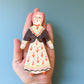 Clay doll wall ornament