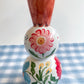 Folk People Vase~majolica