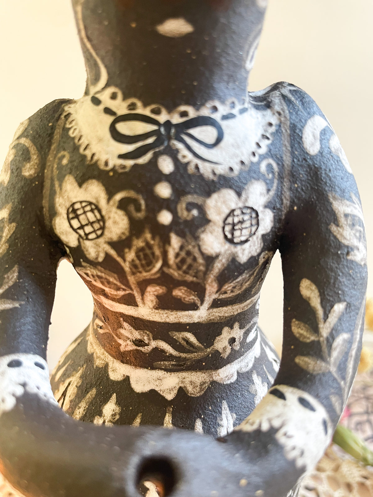 Black magic witch candelabra
