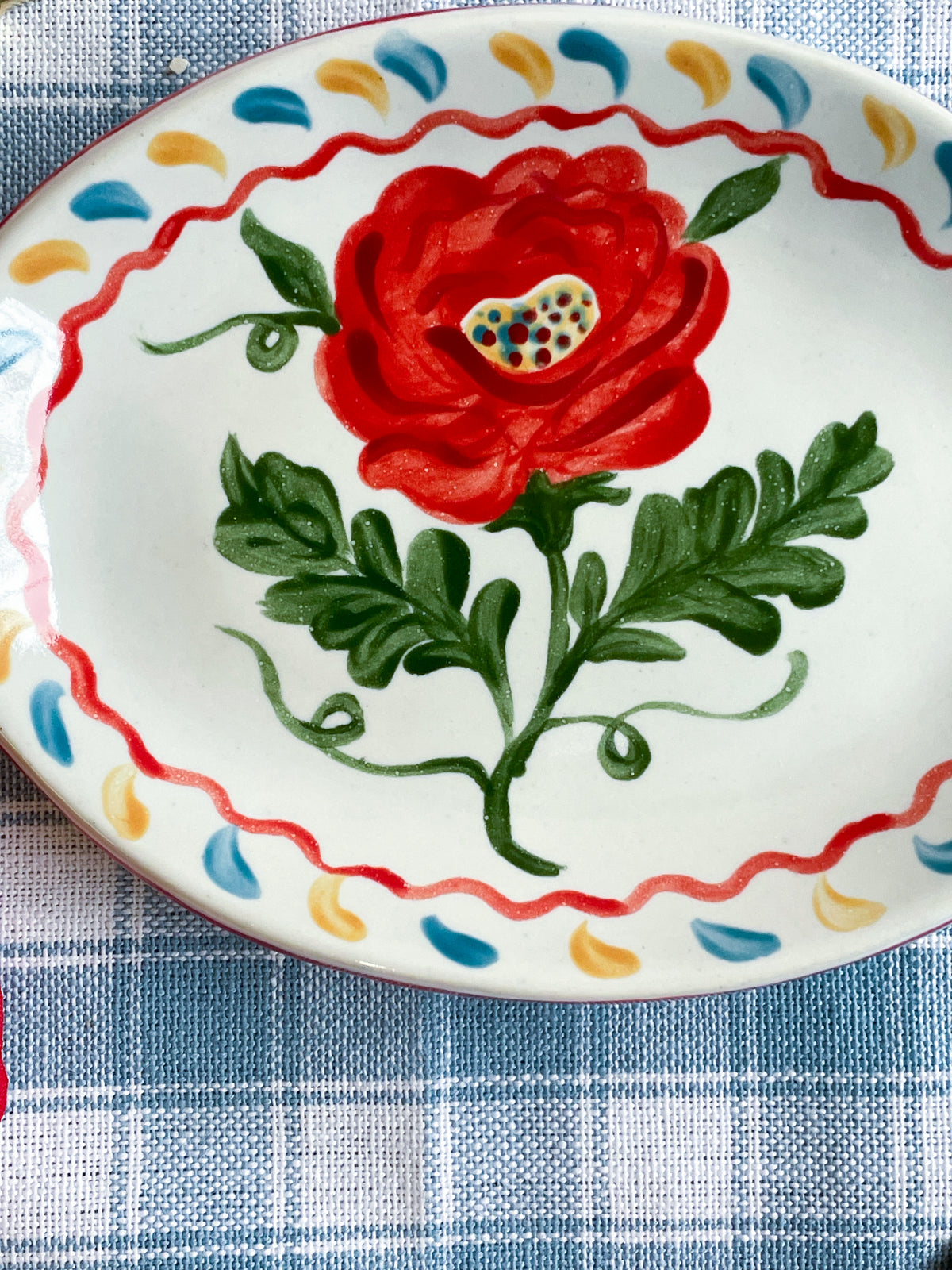 Trinket dish~majolica