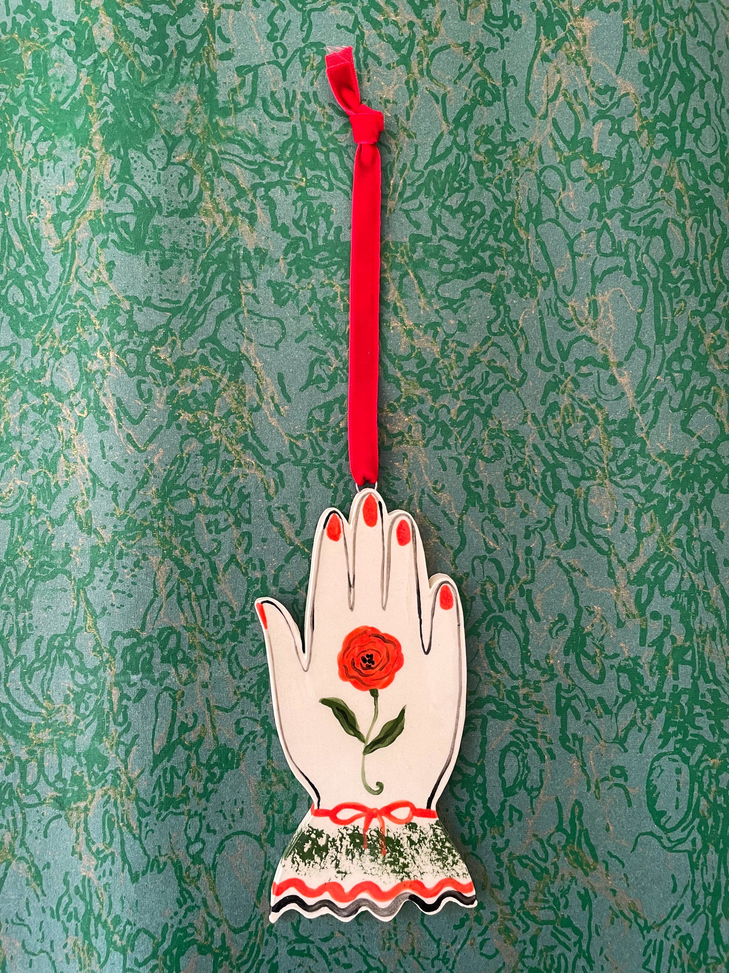 Victorian hand ornament