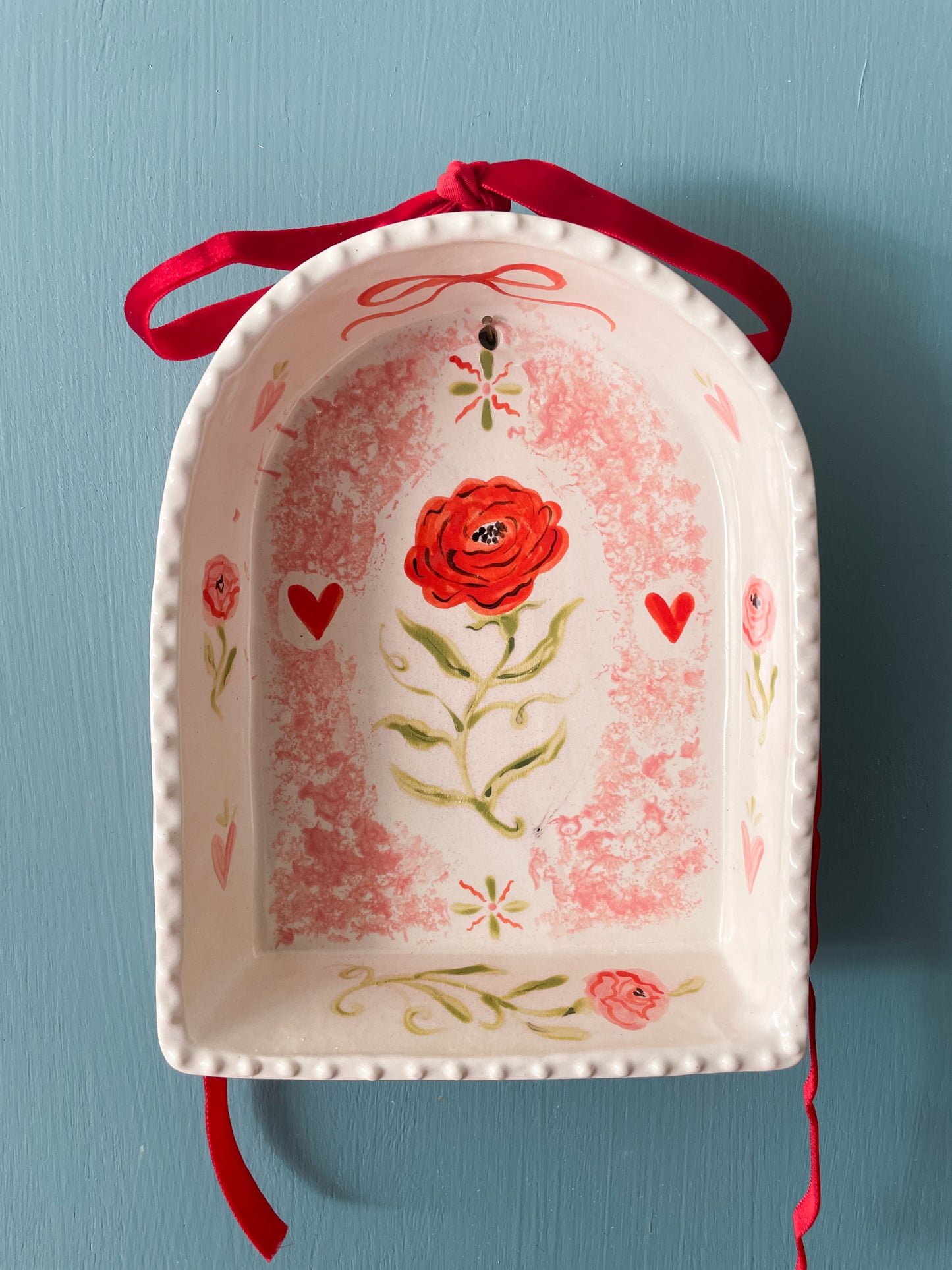 Majolica Wall Shrine