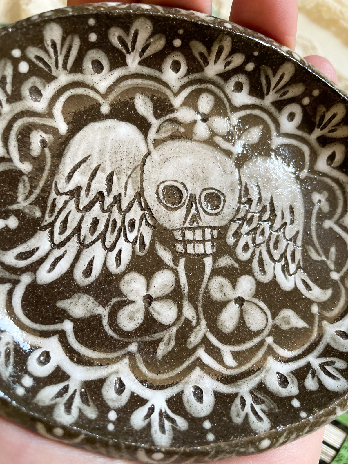Memento mori dish