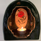 Glowing rose wall shrine