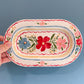 Floral folk platter