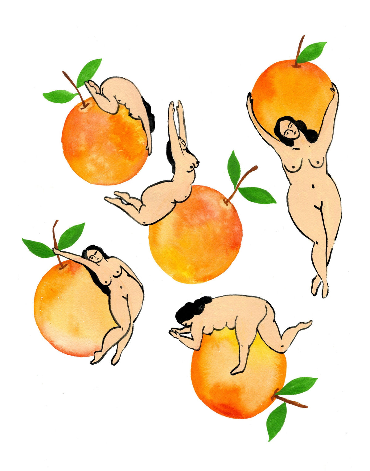 Forbidden Fruit Nudies Art Print
