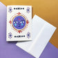 Moon face Greeting Card