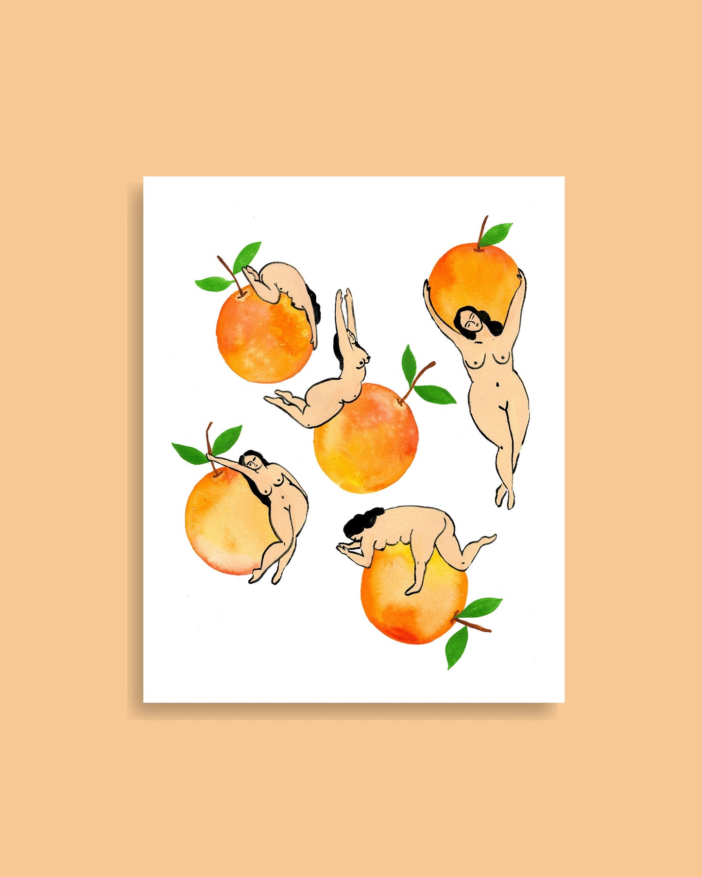 Forbidden Fruit Nudies Art Print