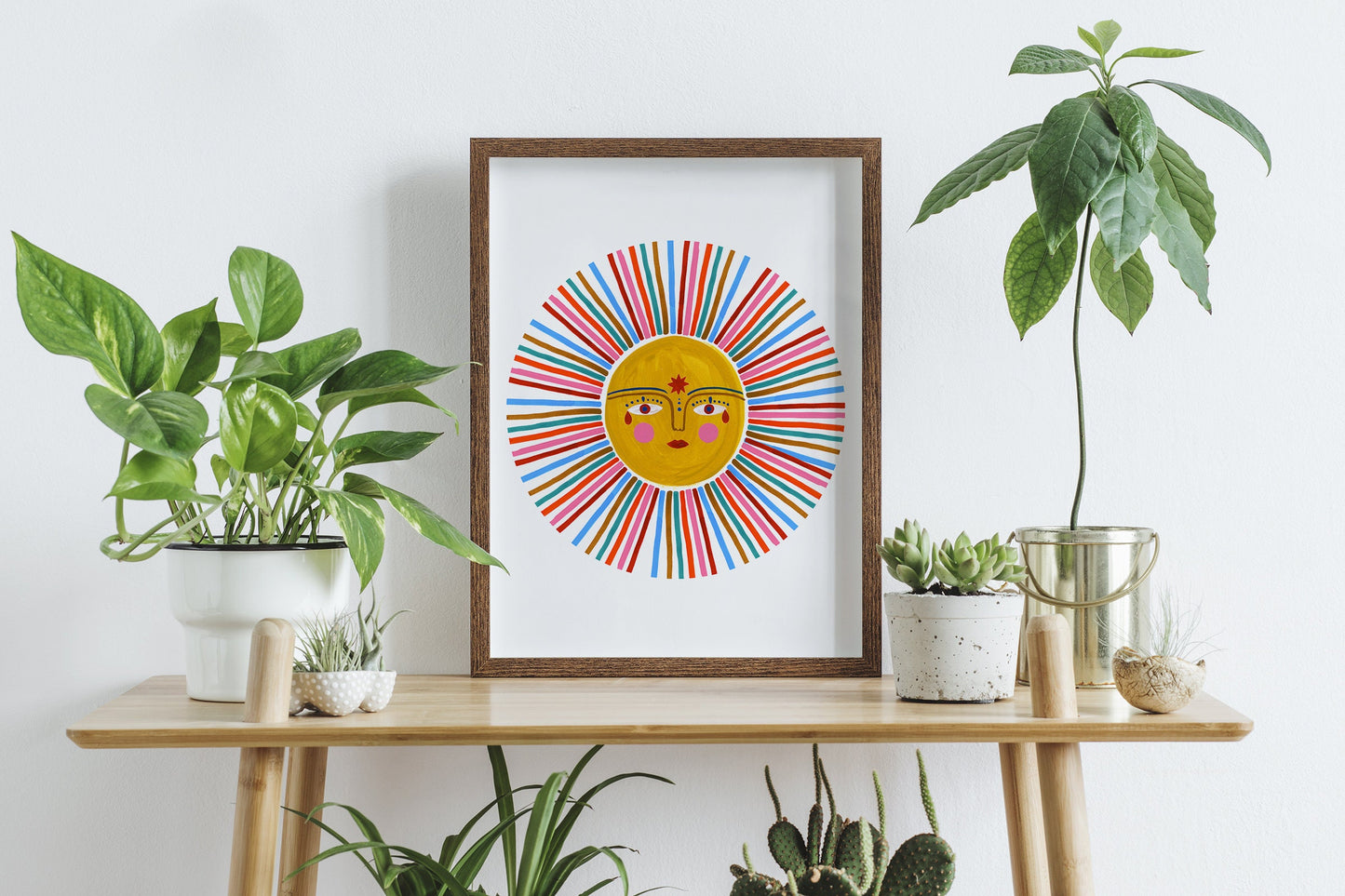Rainbow Sunshine Art Print