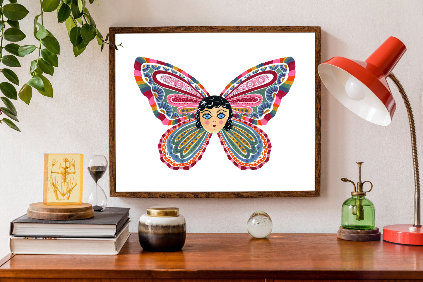 Lupita Baby Doll Butterfly Art Print
